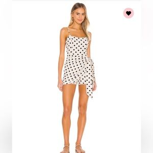 Lovers and Friends Charm Me Romper in Vanilla and Black, Size XS